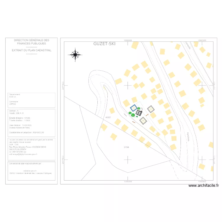 Plan de masse Mic. Plan de 