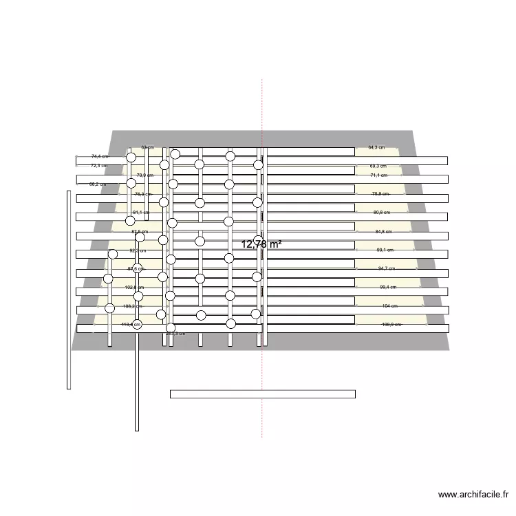 Terrasse V112. Plan de 
