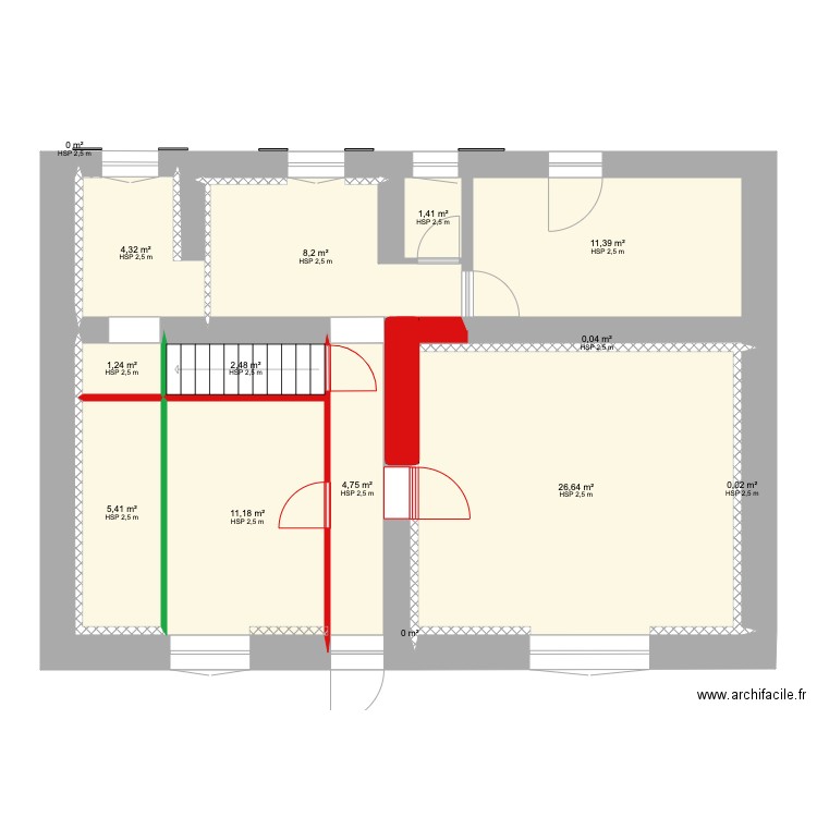 Maison Clément Cassandre. Plan de 0 pièce et 0 m2