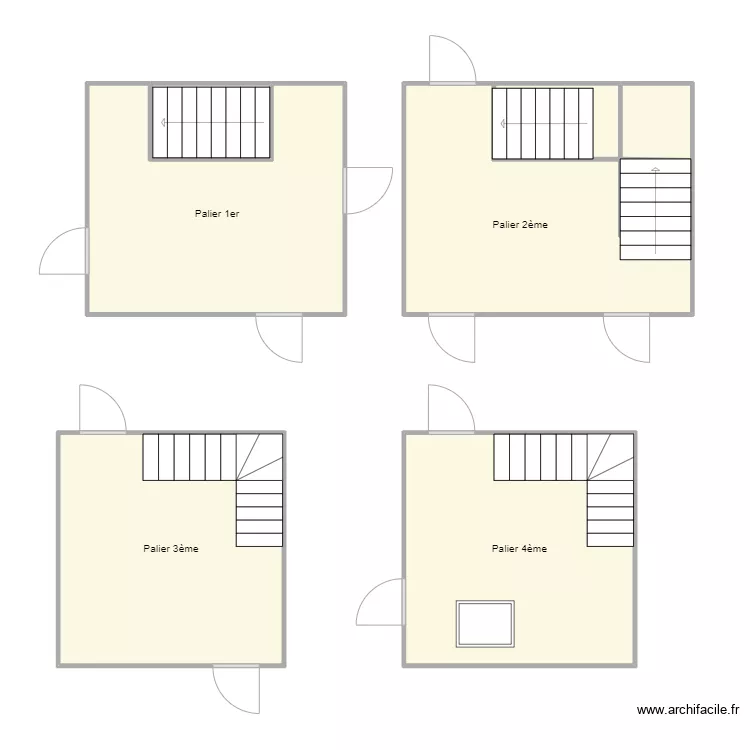 Croquis Etages. Plan de 