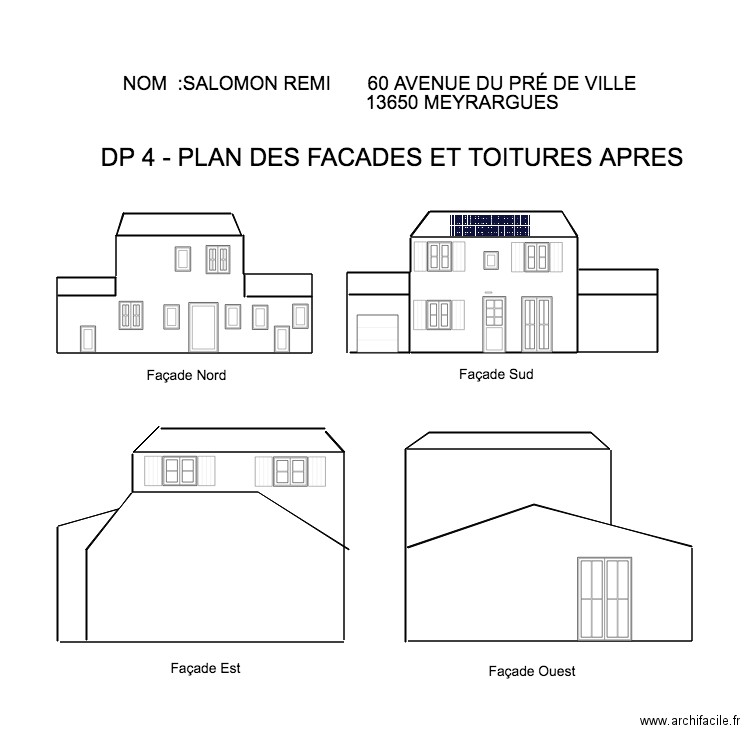 SALOMON. Plan de 0 pièce et 0 m2