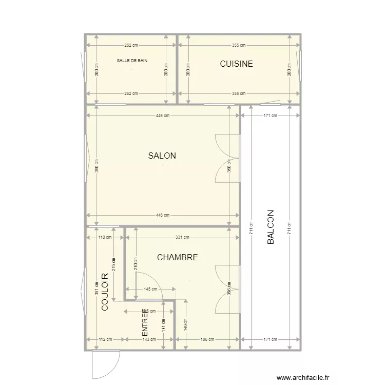Projet Boulangier. Plan de 
