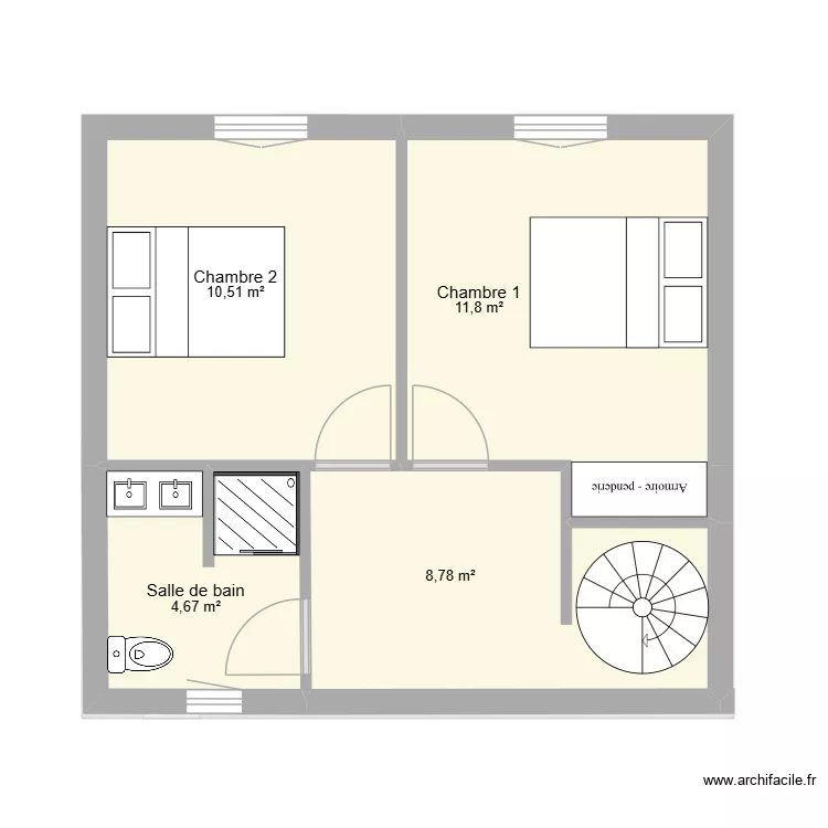 Brie 2 new 2. Plan de 7  et 73 m²