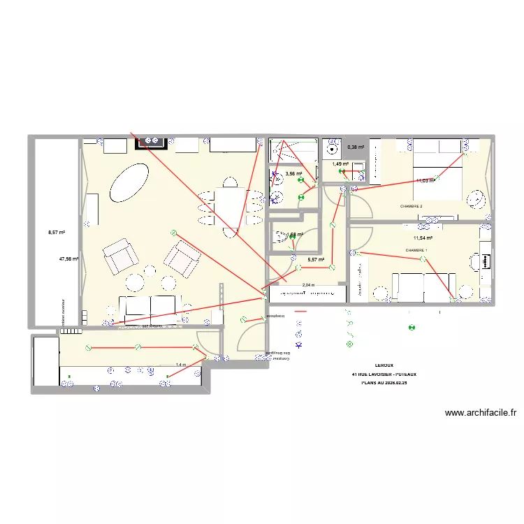 Lavoisier 2026.05.23. 3. Plan de 9  et 92 m²