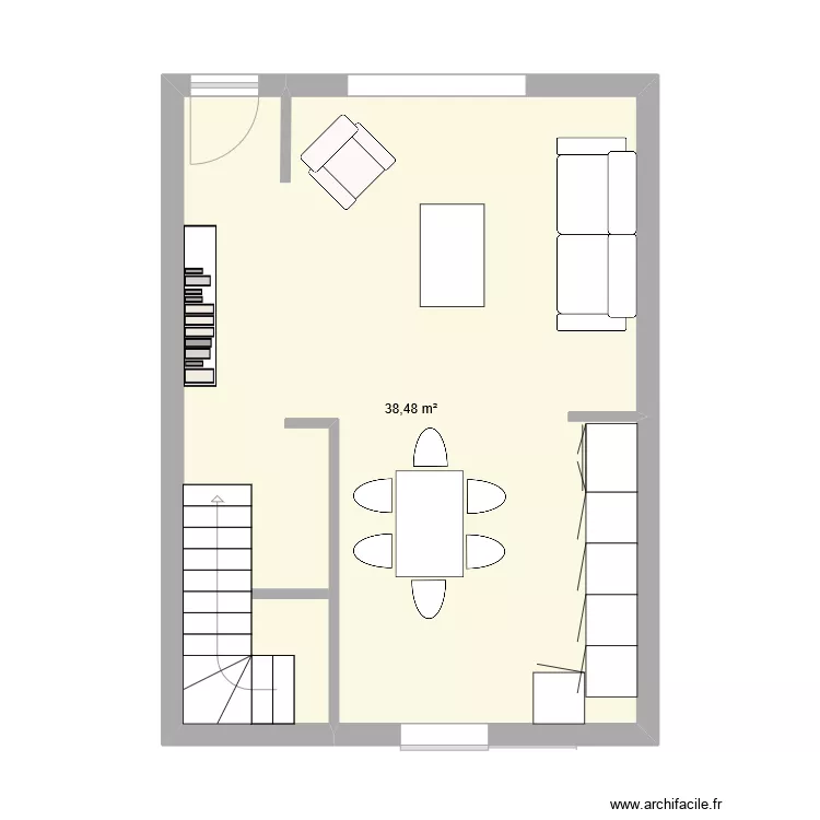Maison. Plan de 