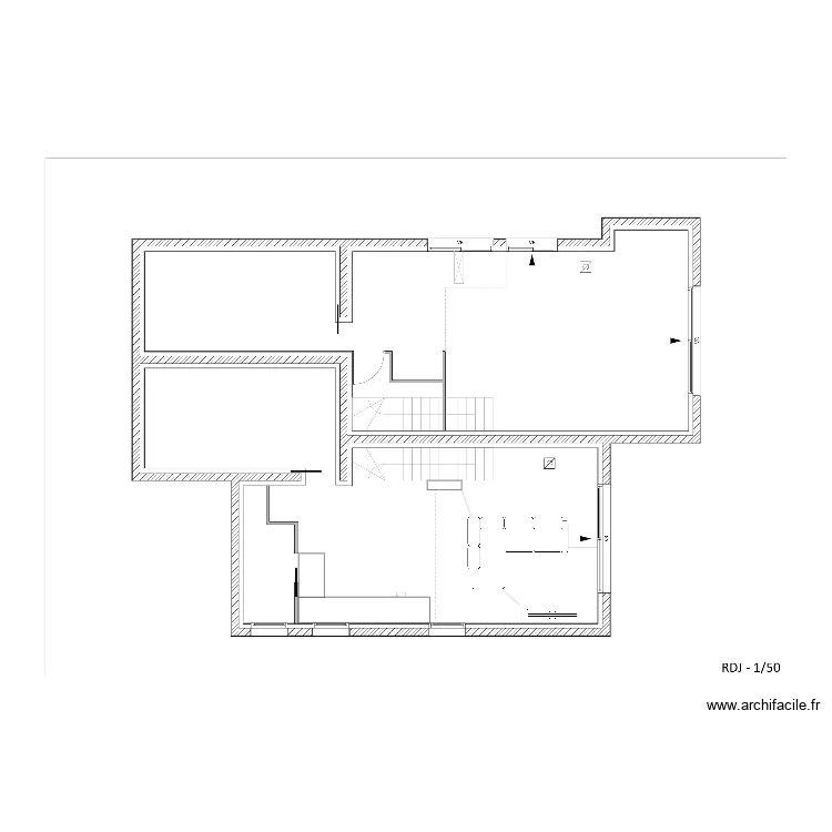 aménagement RDJ. Plan de aménagement RDJ. Plan de