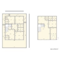 plan maison 80m carré partie haute 2