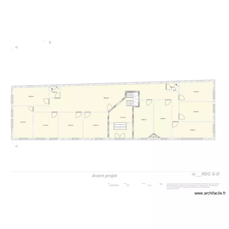 Projet Brest . Plan de 