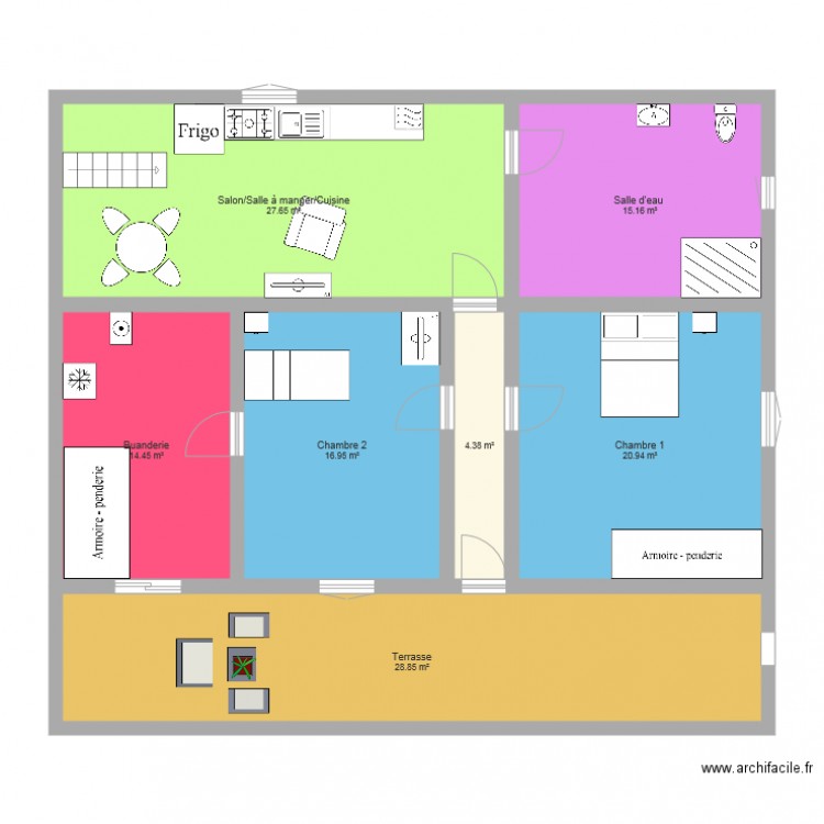 plan maison. Plan de 0 pièce et 0 m2