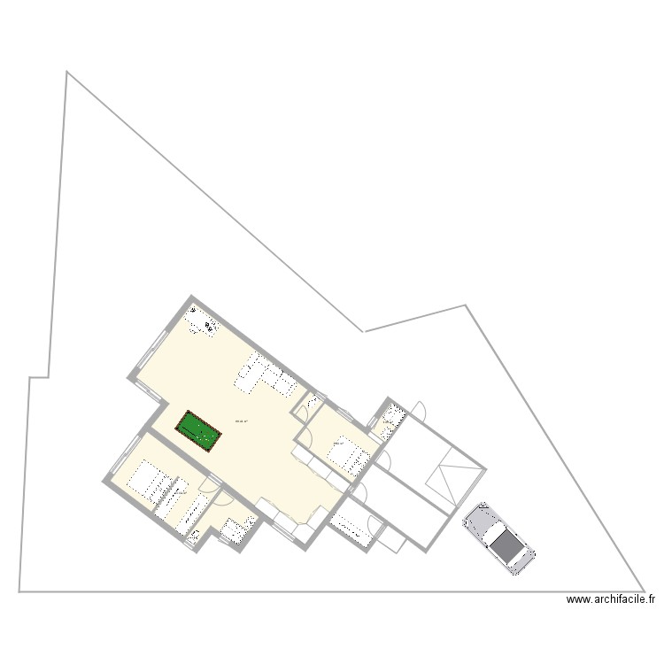 projet 2 nages. Plan de 0 pièce et 0 m2