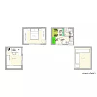 4 MODULES DE 4X3=12 M2.....