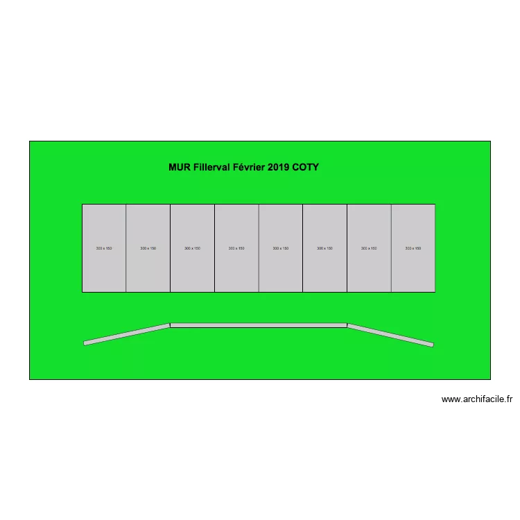 Mur Fillerval Coty 2019. Plan de 