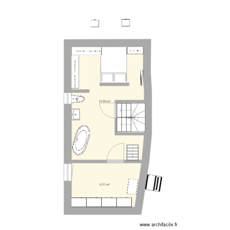 Maison 2e niveau 6. Plan de 0 pièce et 0 m2