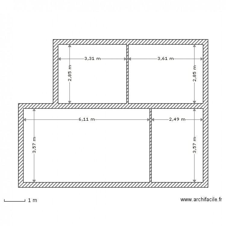 mh pm4. Plan de 0 pièce et 0 m2