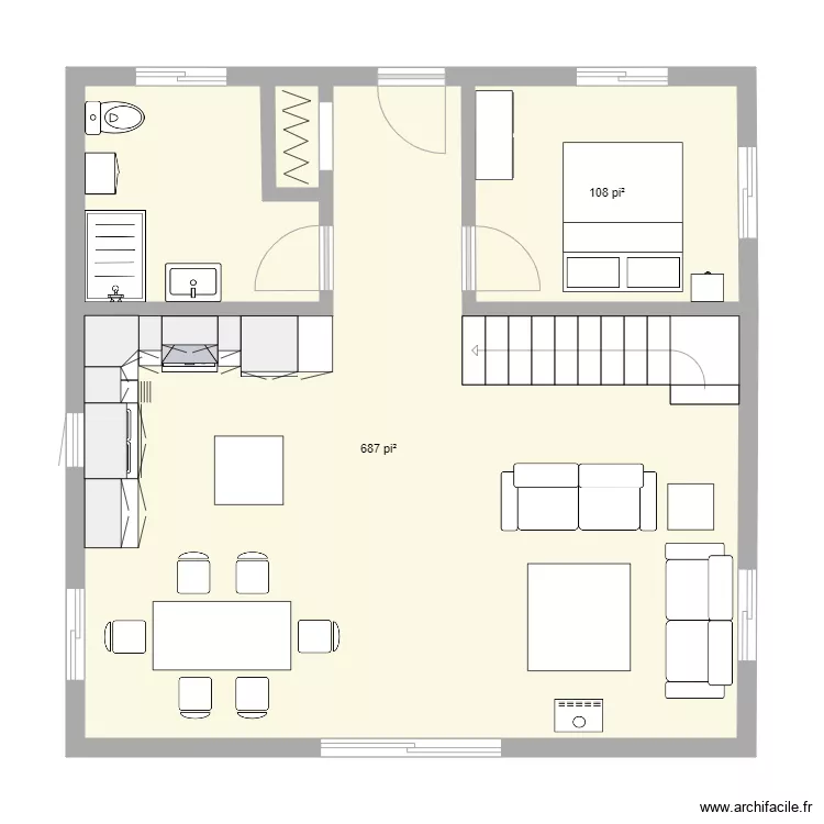 plan chalet 30x30. Plan de plan chalet 30x30. Plan de