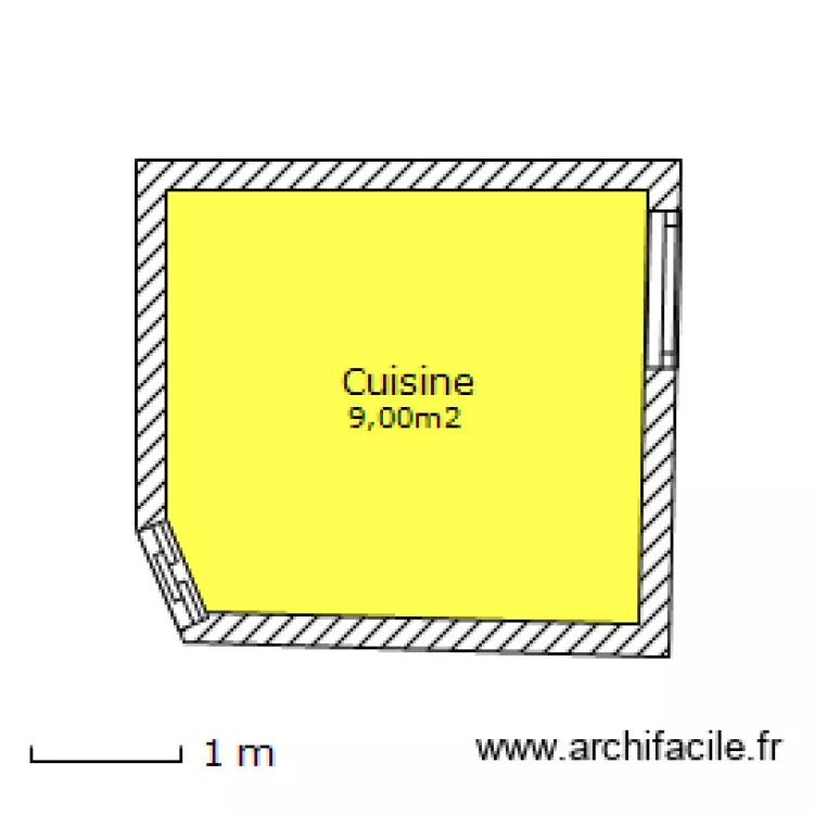 Beau-Site - RdC - Cuisine. Plan de Beau-Site - RdC - Cuisine. Plan de