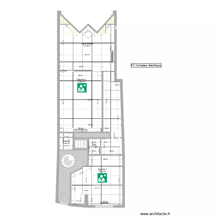 Fleurus Carrelages. Plan de 