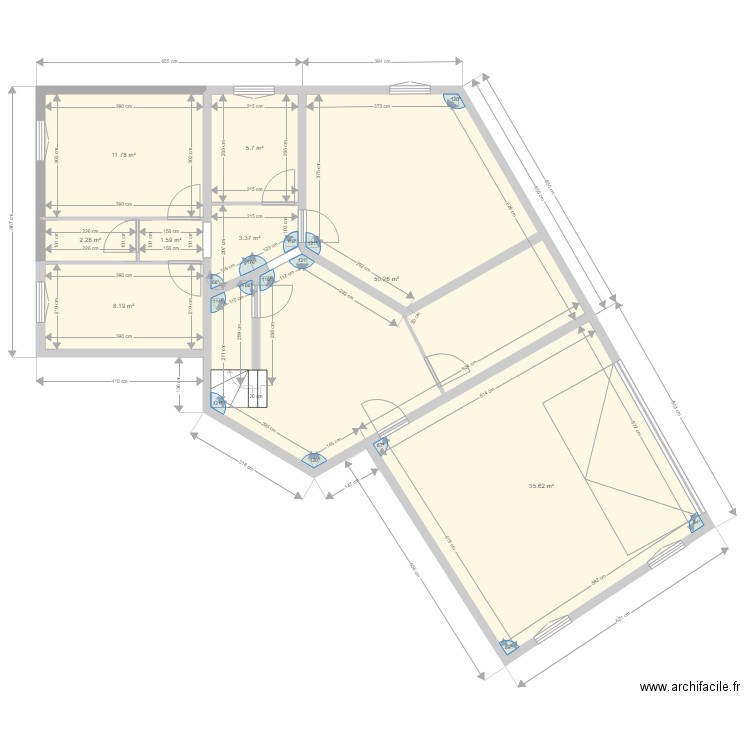 SOUS SOL. Plan de 0 pièce et 0 m2