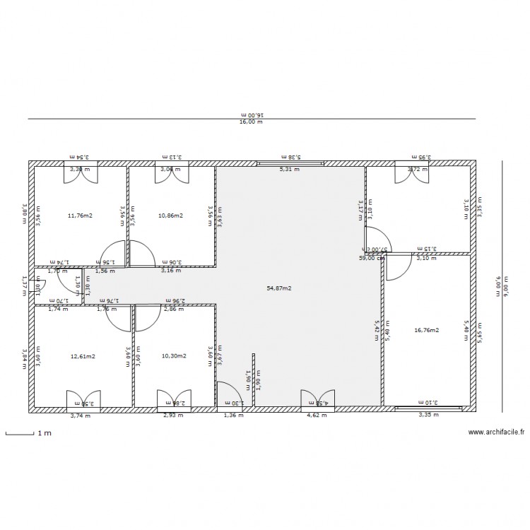 PLAN CLOISON INT. Plan de 0 pièce et 0 m2