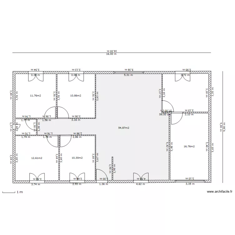 PLAN CLOISON INT. Plan de 