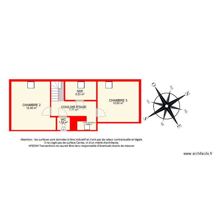 7126 ETAGE . Plan de 0 pièce et 0 m2