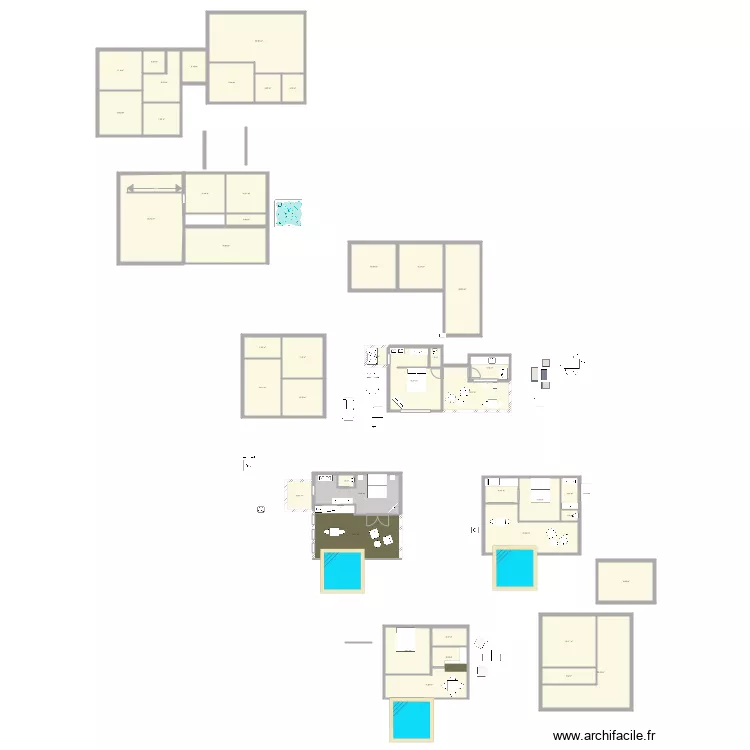 bungalow plusieurs plan septembre 18. Plan de bungalow plusieurs plan septembre 18. Plan de
