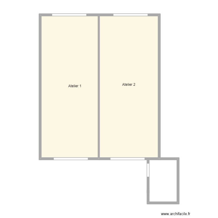 RDC MAISON KOEFFER. Plan de 1 pièce et 73 m2