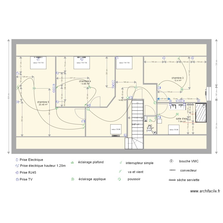 projet CRVS implantation elec 2. Plan de 0 pièce et 0 m2