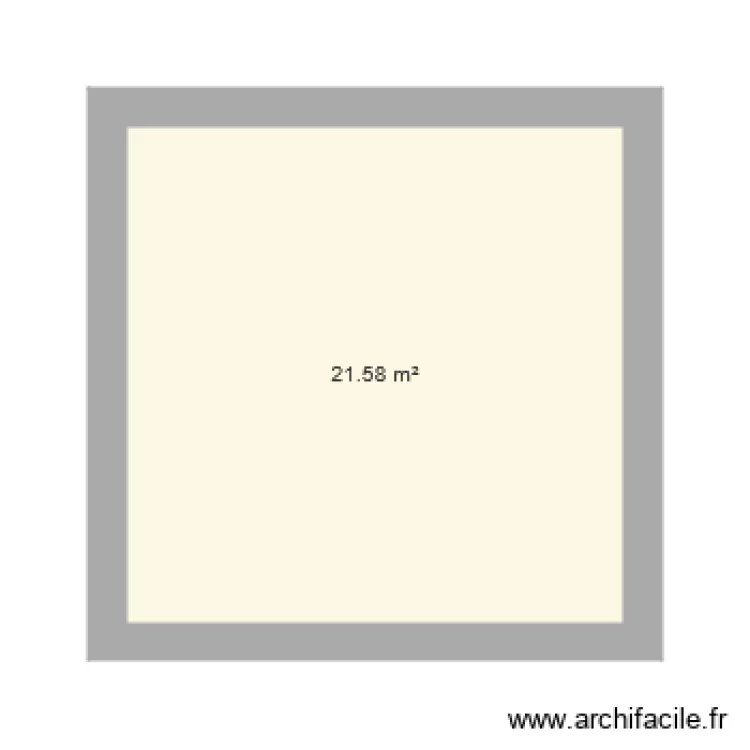 piece carree vierge murs 35. Plan de 