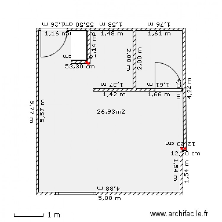 Appart. Plan de 0 pièce et 0 m2