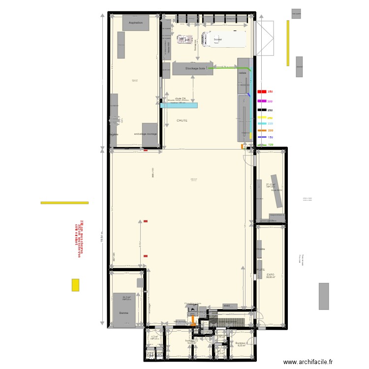 rapport liam. Plan de 14 pièces et 669 m2