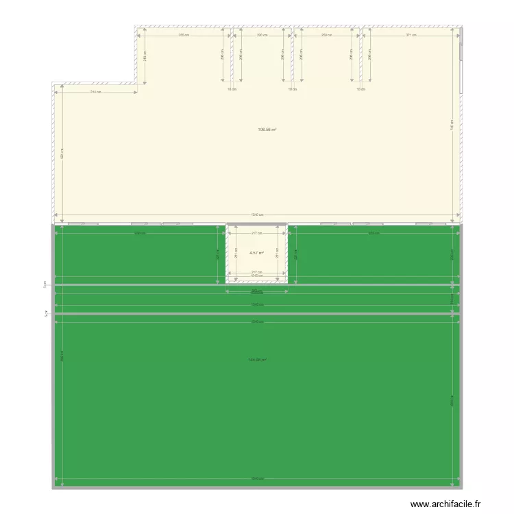 DOMONT BASE. Plan de 