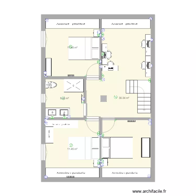 maison marie étage. Plan de maison marie étage. Plan de