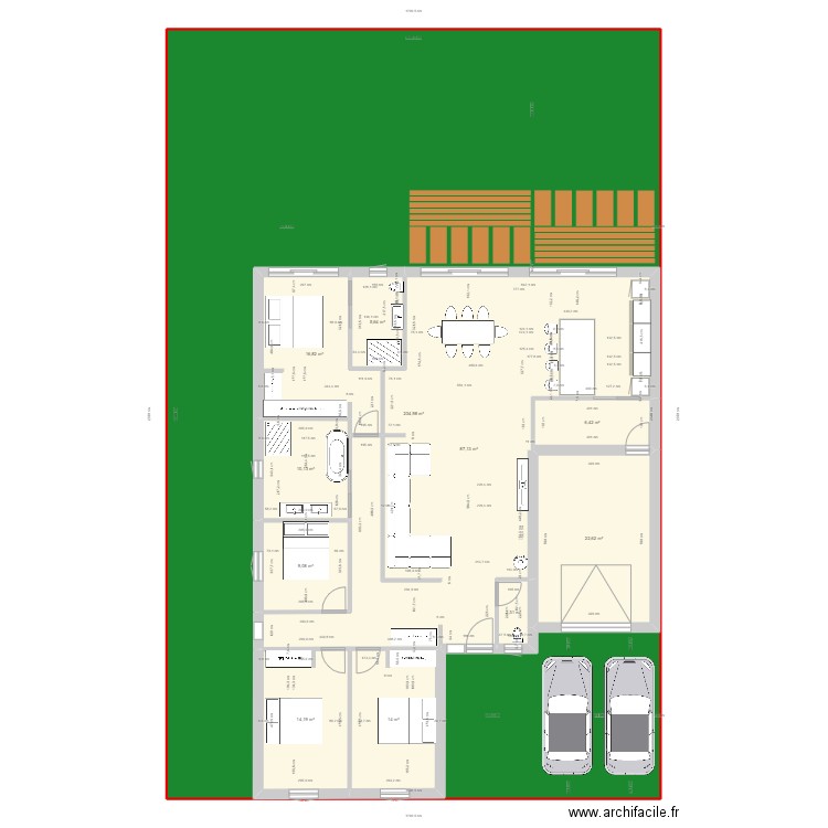 NASS VX. Plan de 11 pièces et 638 m2