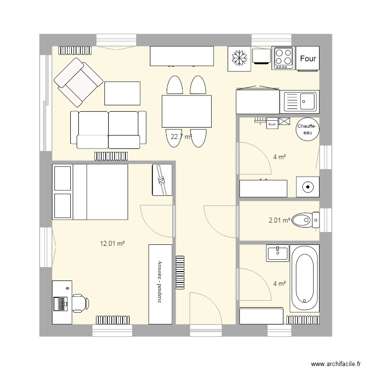 petite maison papa. Plan de 0 pièce et 0 m2