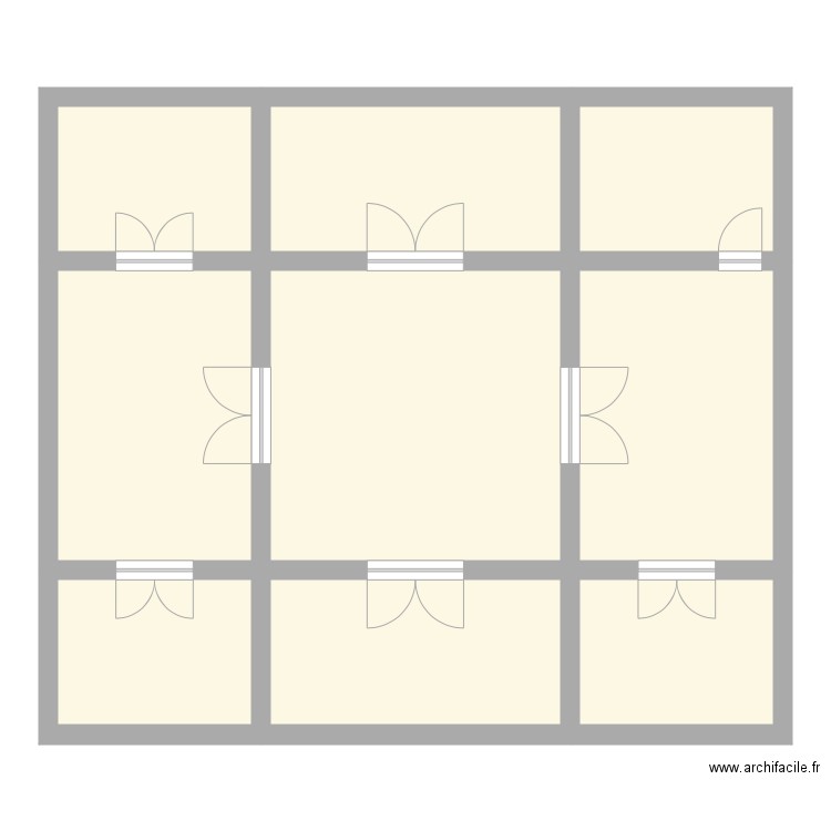 Scrawelle Rez1. Plan de 0 pièce et 0 m2