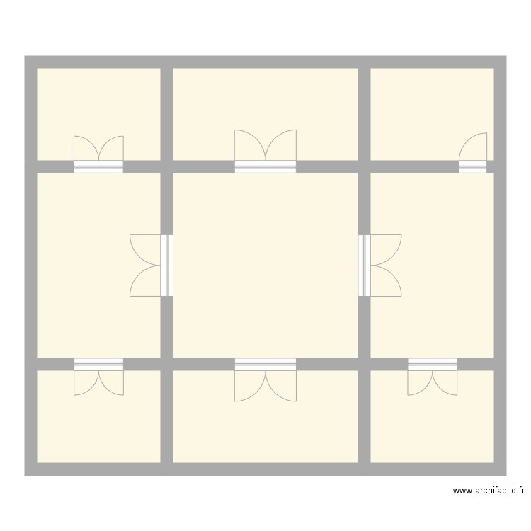 Scrawelle Rez1. Plan de 0 pièce et 0 m2