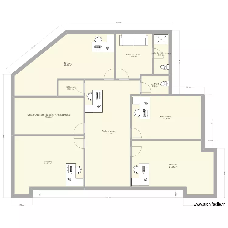 ligne paradis metrage. Plan de 