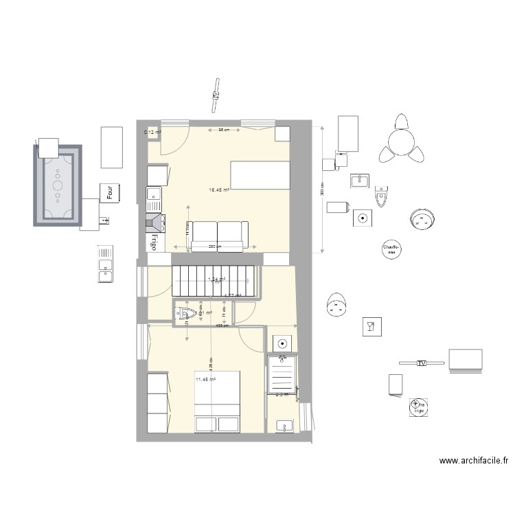 Ouistreham projet 16 02 2021 v2. Plan de 0 pièce et 0 m2
