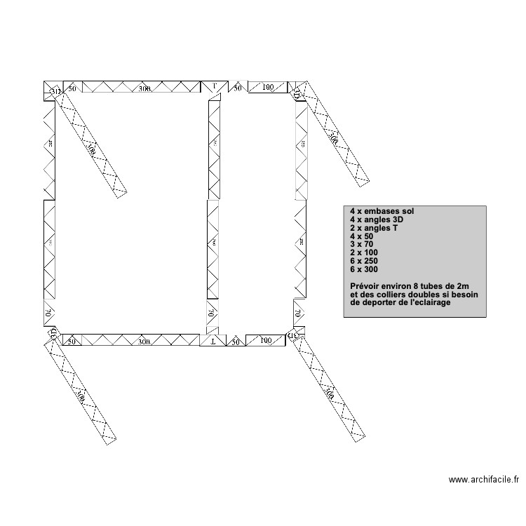 Truss UER N2. Plan de 0 pièce et 0 m2
