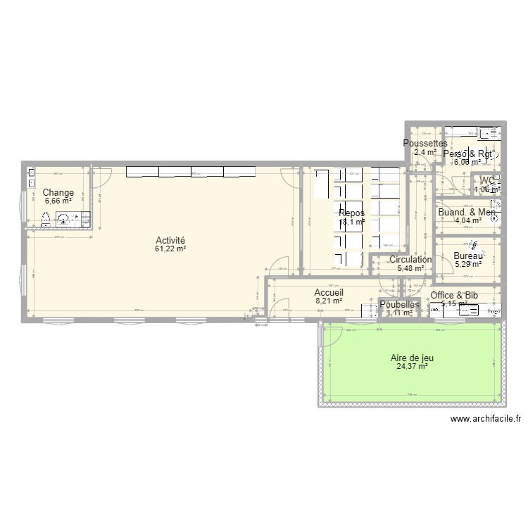 PMI Villemonbe PROJET V2 ArL 250622. Plan de 13 pièces et 149 m2