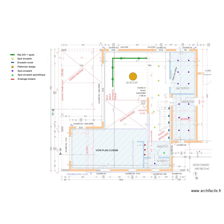 VIRGILE WICKY RDC. Plan de 0 pièce et 0 m2