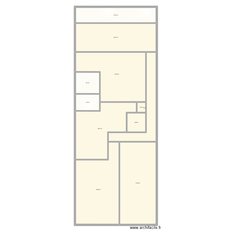 JET LUNEL 2. Plan de 11 pièces et 345 m2