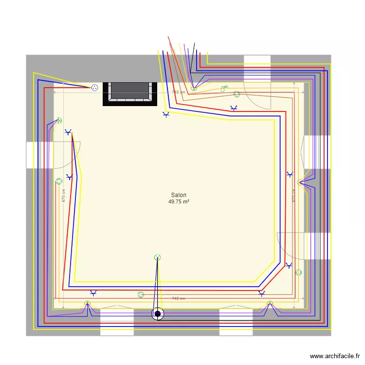 AR Salon. Plan de AR Salon. Plan de