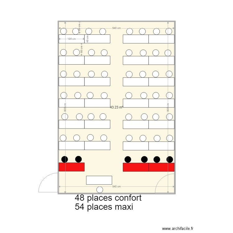 salle A16 Arcueil  . Plan de 0 pièce et 0 m2