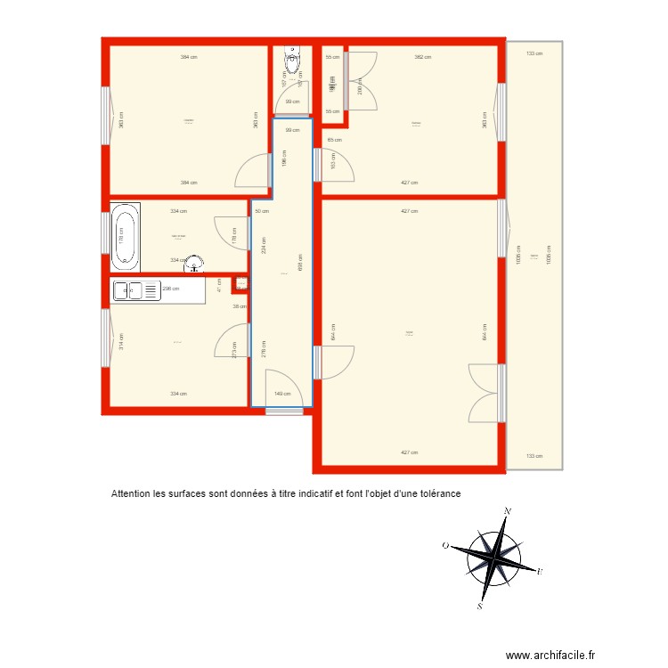 BI 3417 côté. Plan de 0 pièce et 0 m2