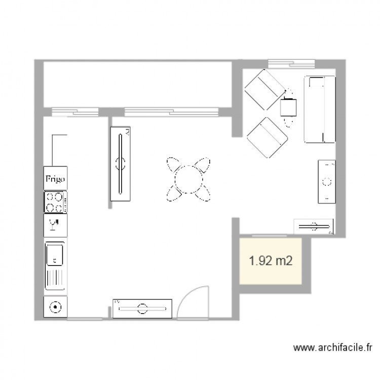JACUI. Plan de 0 pièce et 0 m2