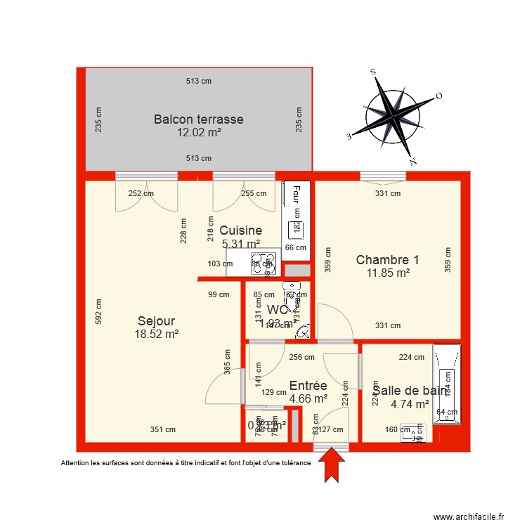 BI 5347 côté. Plan de 0 pièce et 0 m2