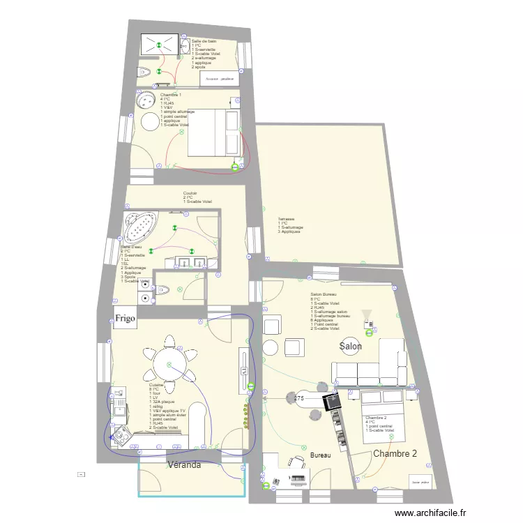 Mercurey 6 Elec 1. Plan de 