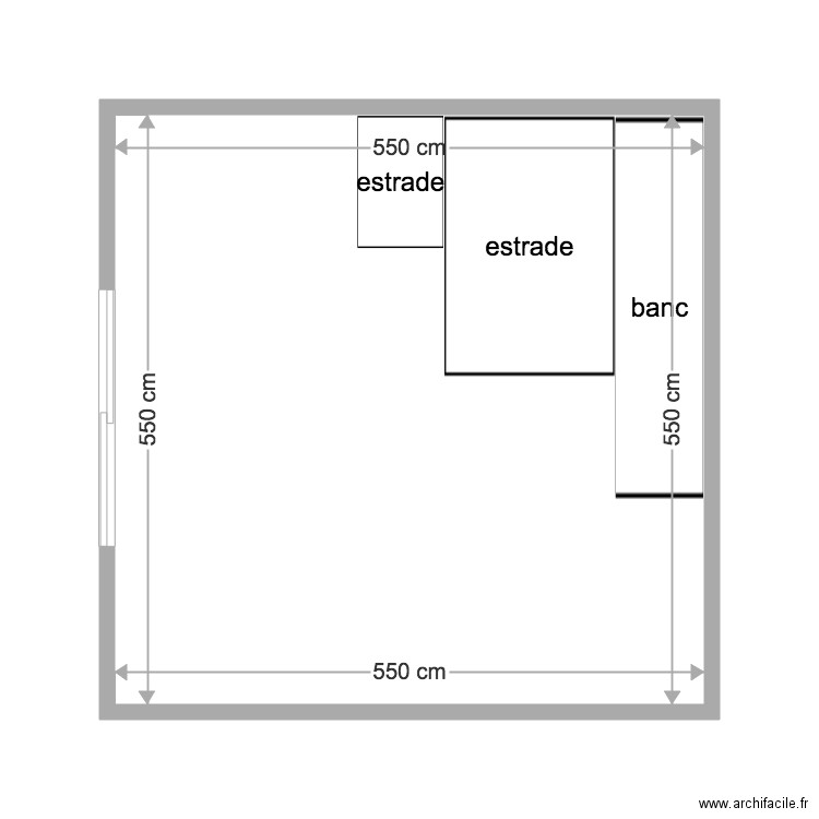 local 2. Plan de 0 pièce et 0 m2